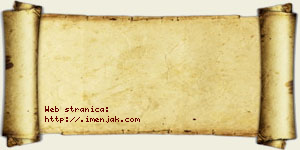 Una Vunduk vizit kartica